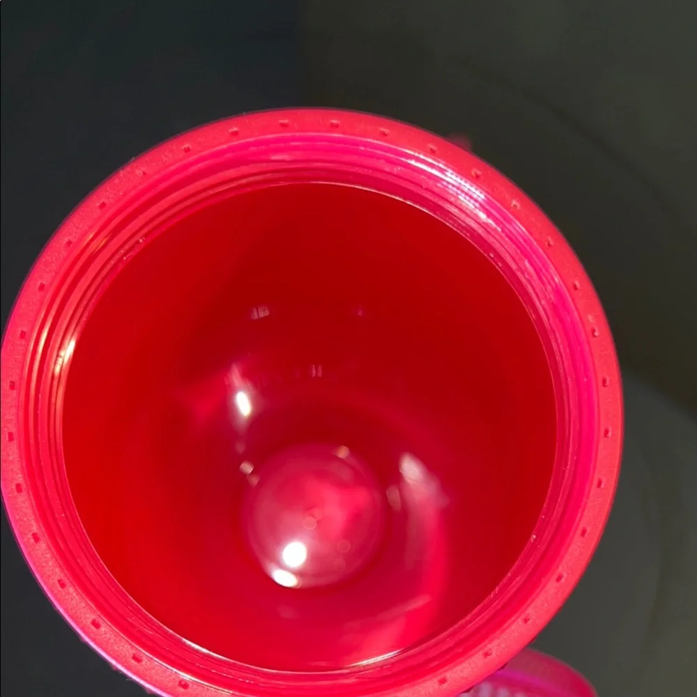 Starbucks 2023 Ruby Pink Studded Soft Touch Limited Edition Venti Cold Tumbler